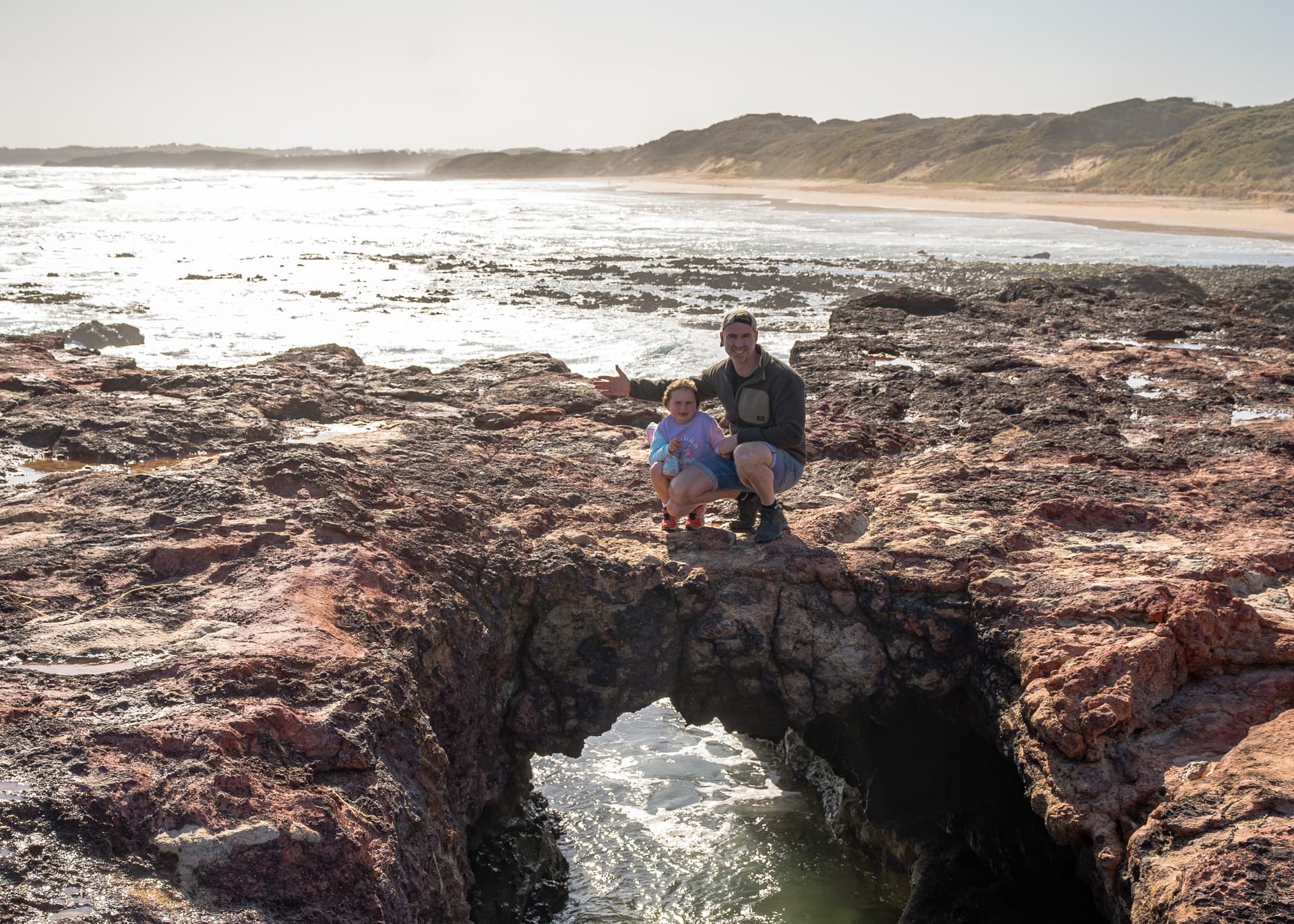 Phillip Island sea caves, a short drive from Big Isle Retreat