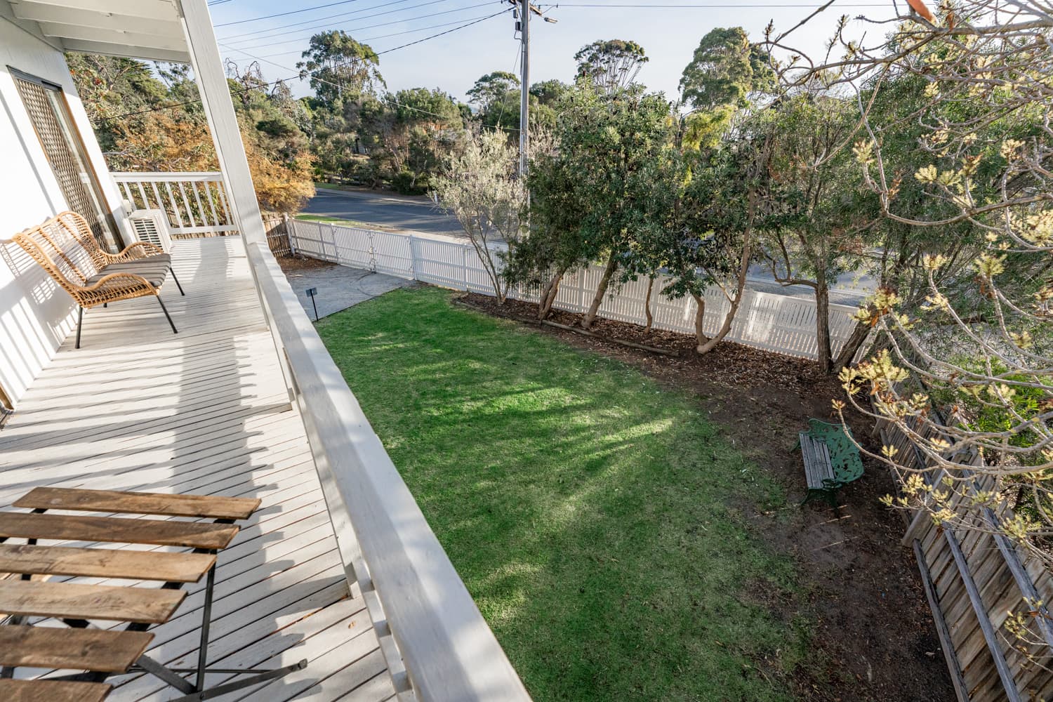 Scenic view from the balcony at Big Isle Retreat, Cowes