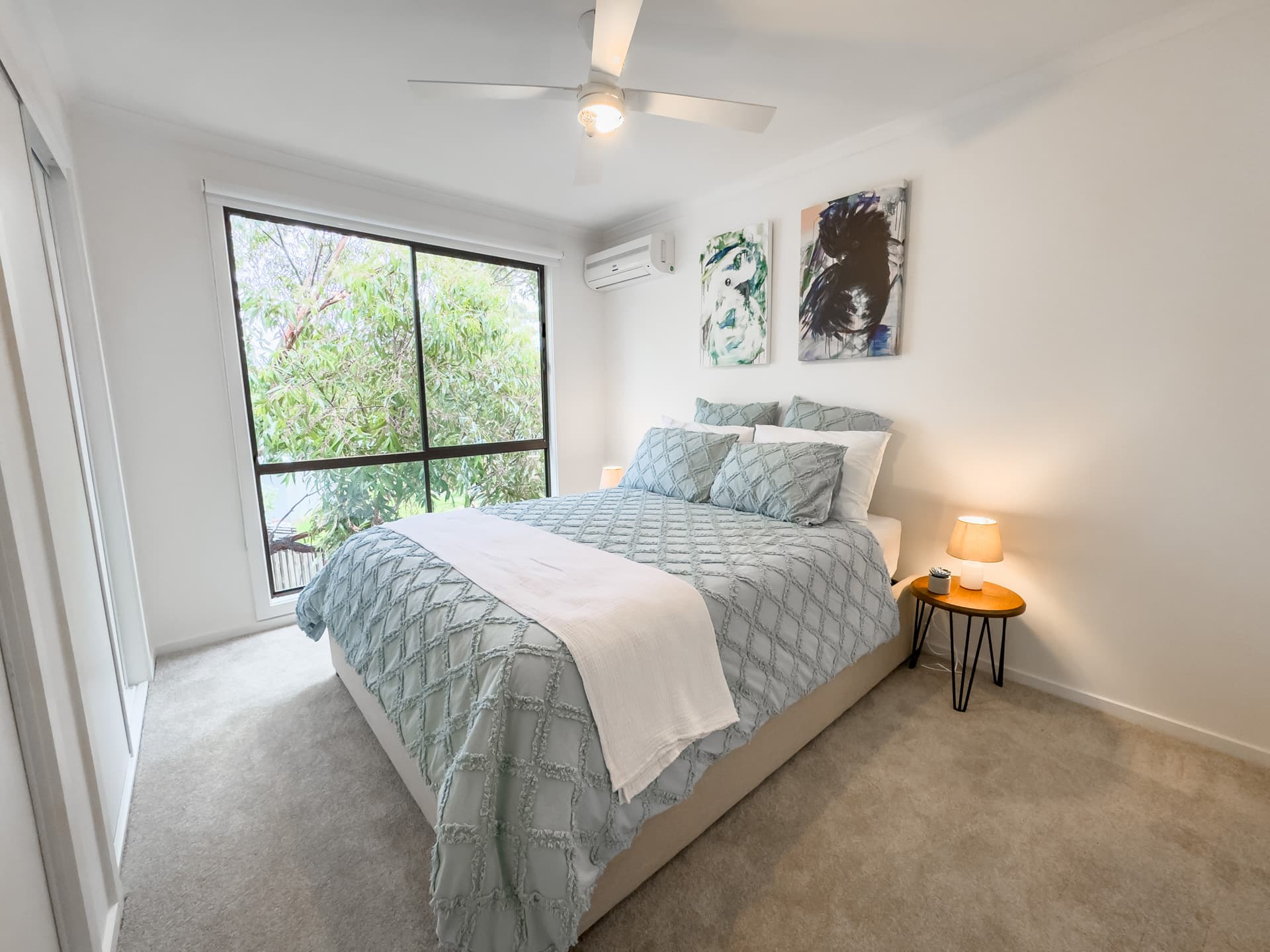 Queen bedroom two at Big Isle Retreat